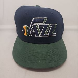 New Era 9Fifty NBA Utah Jazz 2-Tone OTC Navy/Green Adjustable Snapback (H)